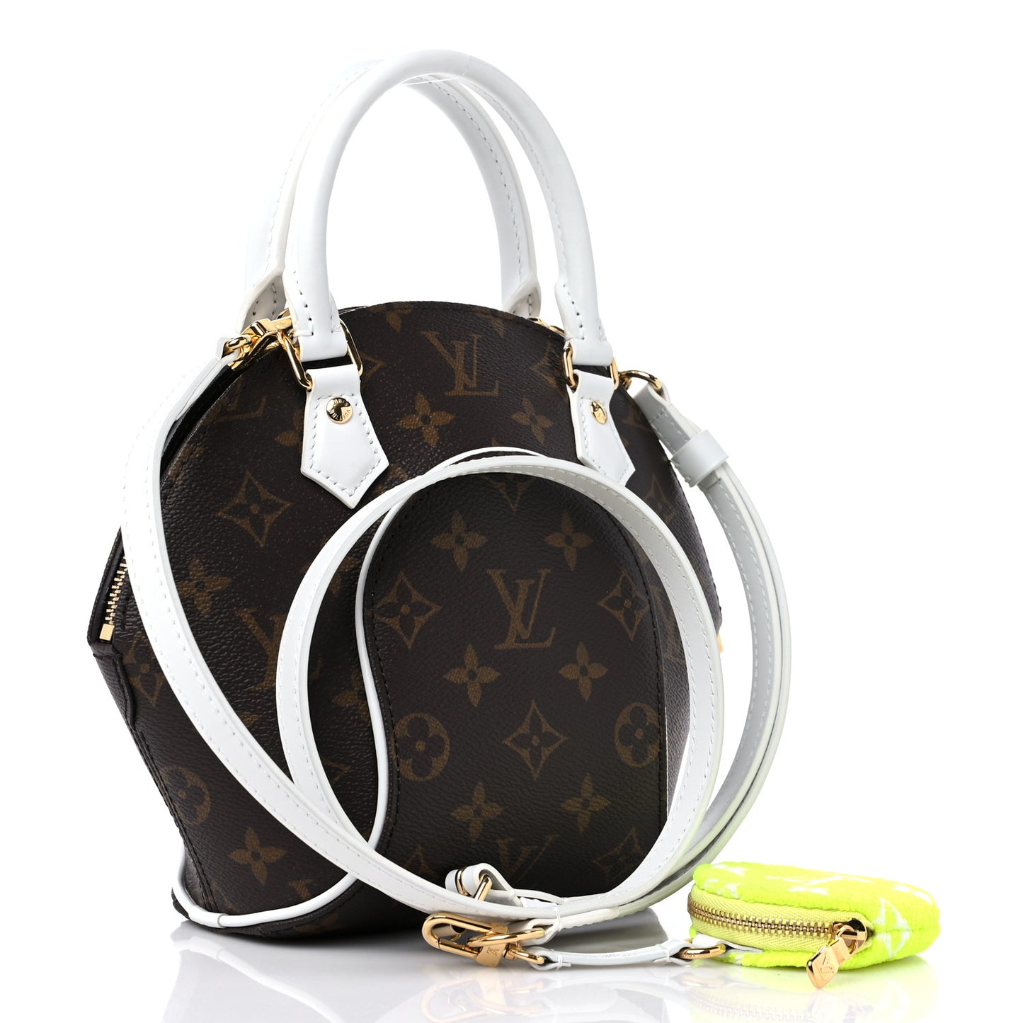 Monogram LV Match Ellipse BB White