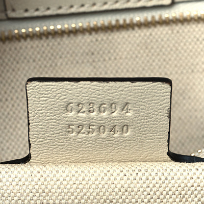 Gucci Monogram New Sakai Calfskin Lux Horsebit 1955 Tote Beige Ebony Mystic White 7 of 11