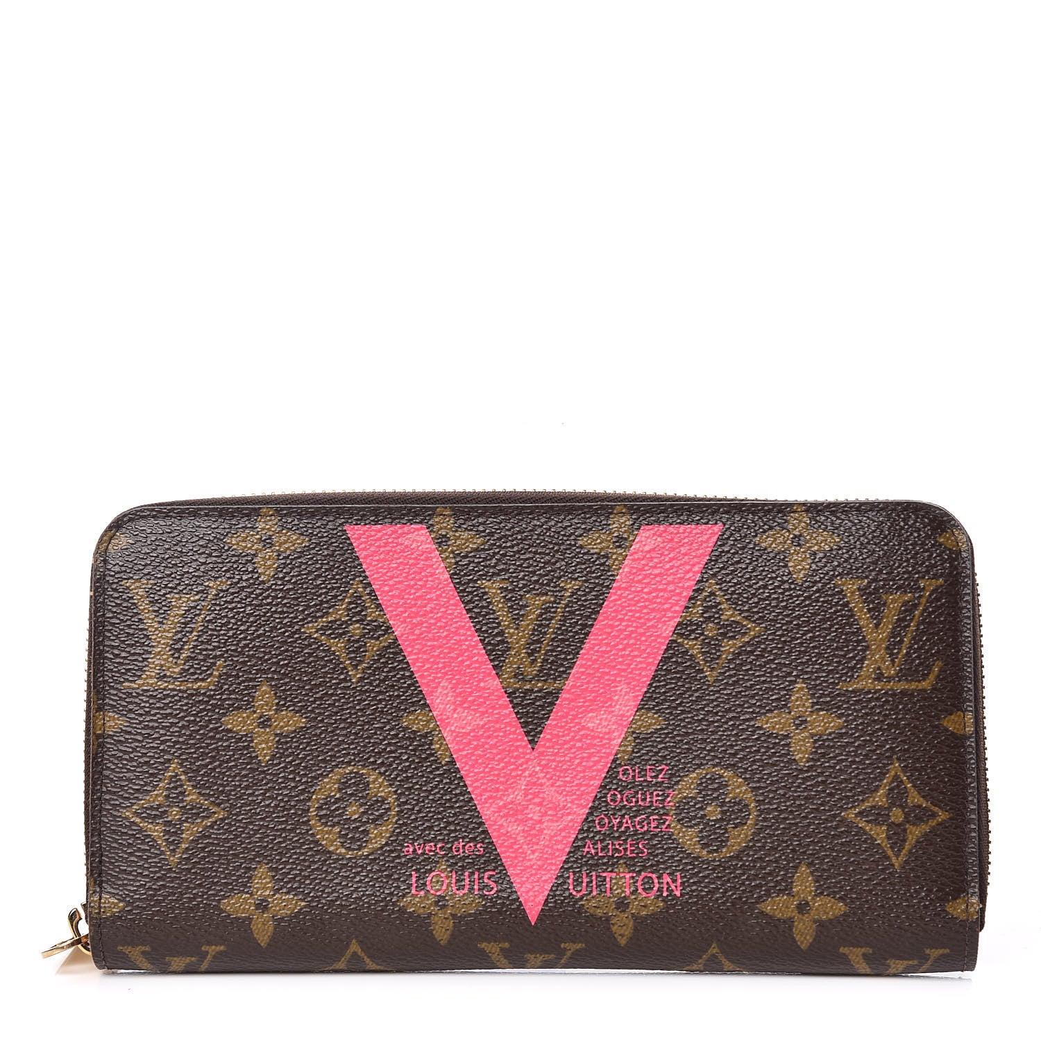 Louis Vuitton Monogram V Zippy Wallet Grenade 1 of 8