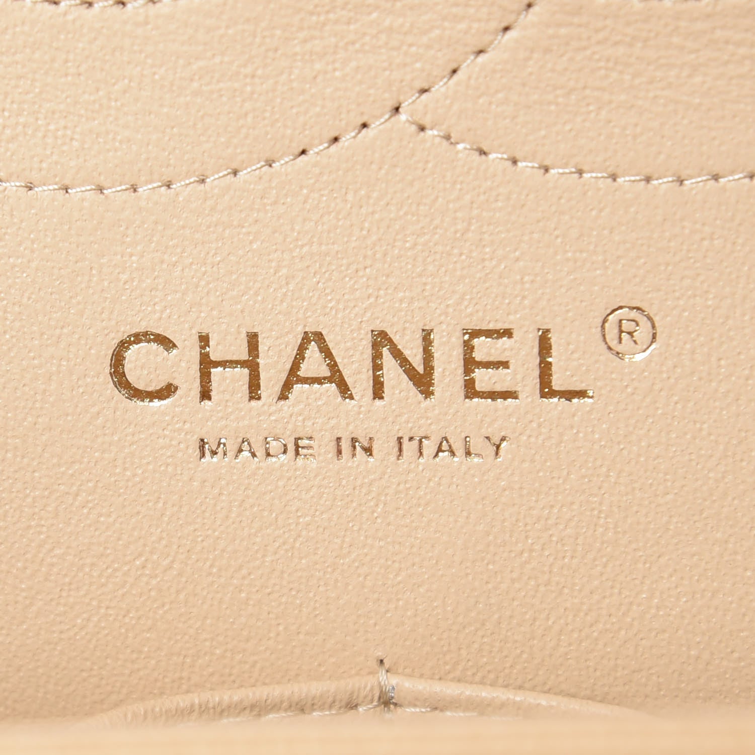 Chanel Caviar Quilted Jumbo Double Flap Beige Clair 8 of 10