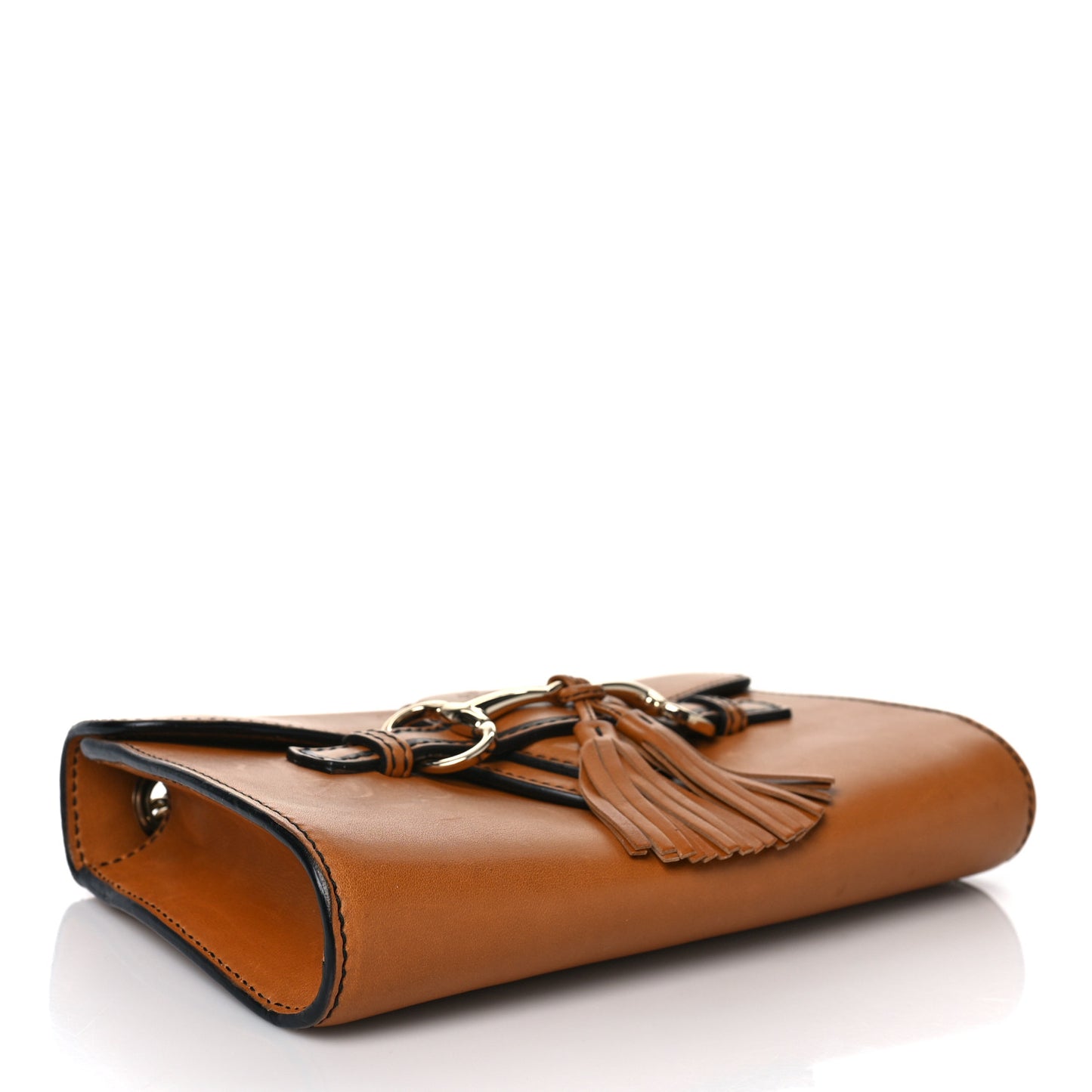 Saddle Soft Lux Small Emily Chain Shoulder Bag New Banana