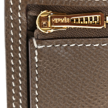 Hermes Epsom Bearn Compact Wallet Etoupe 8 of 10