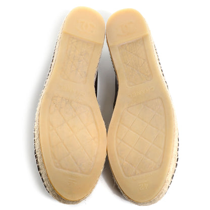Chanel Lambskin Espadrilles Black 42 4 of 6