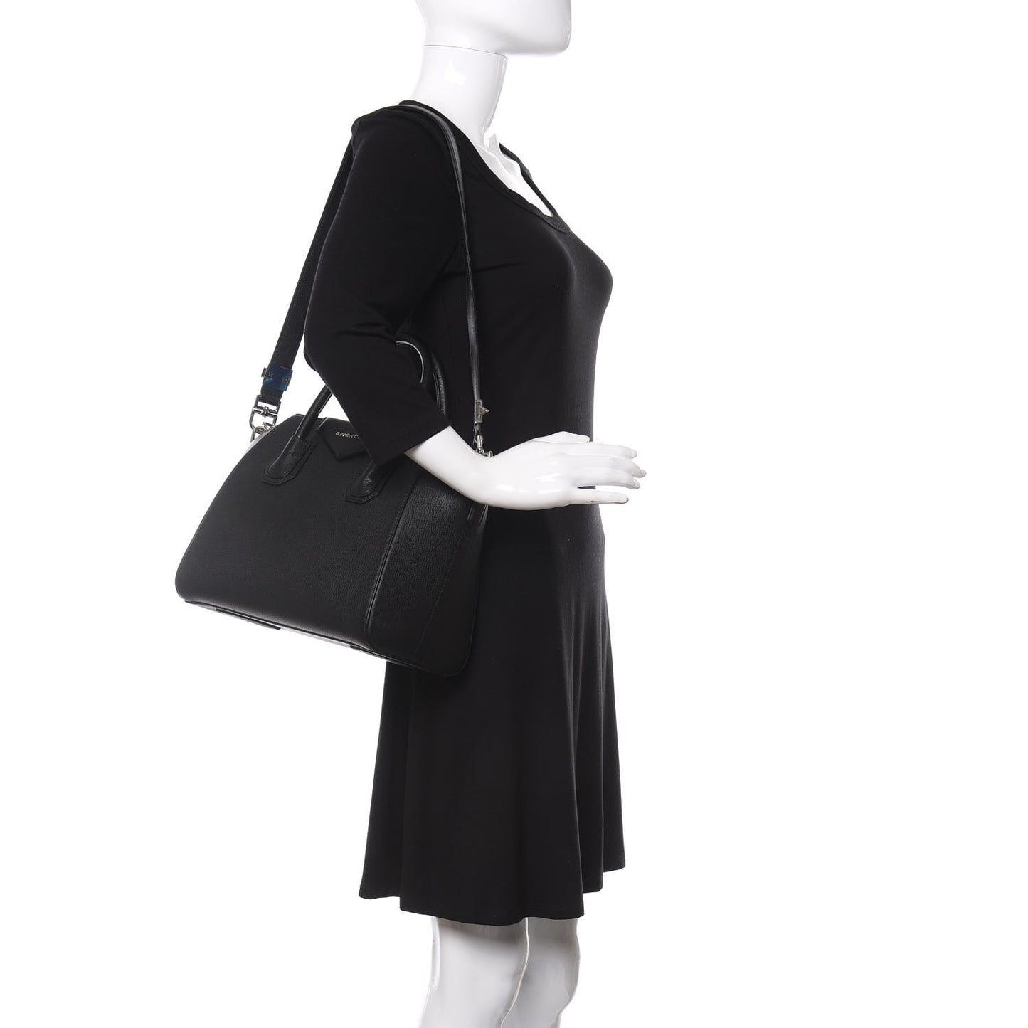 Sugar Goatskin Small Antigona Black