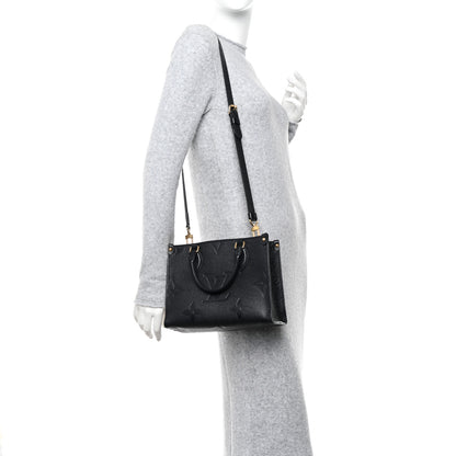 Louis Vuitton Empreinte Monogram Giant Onthego PM Black 2 of 10