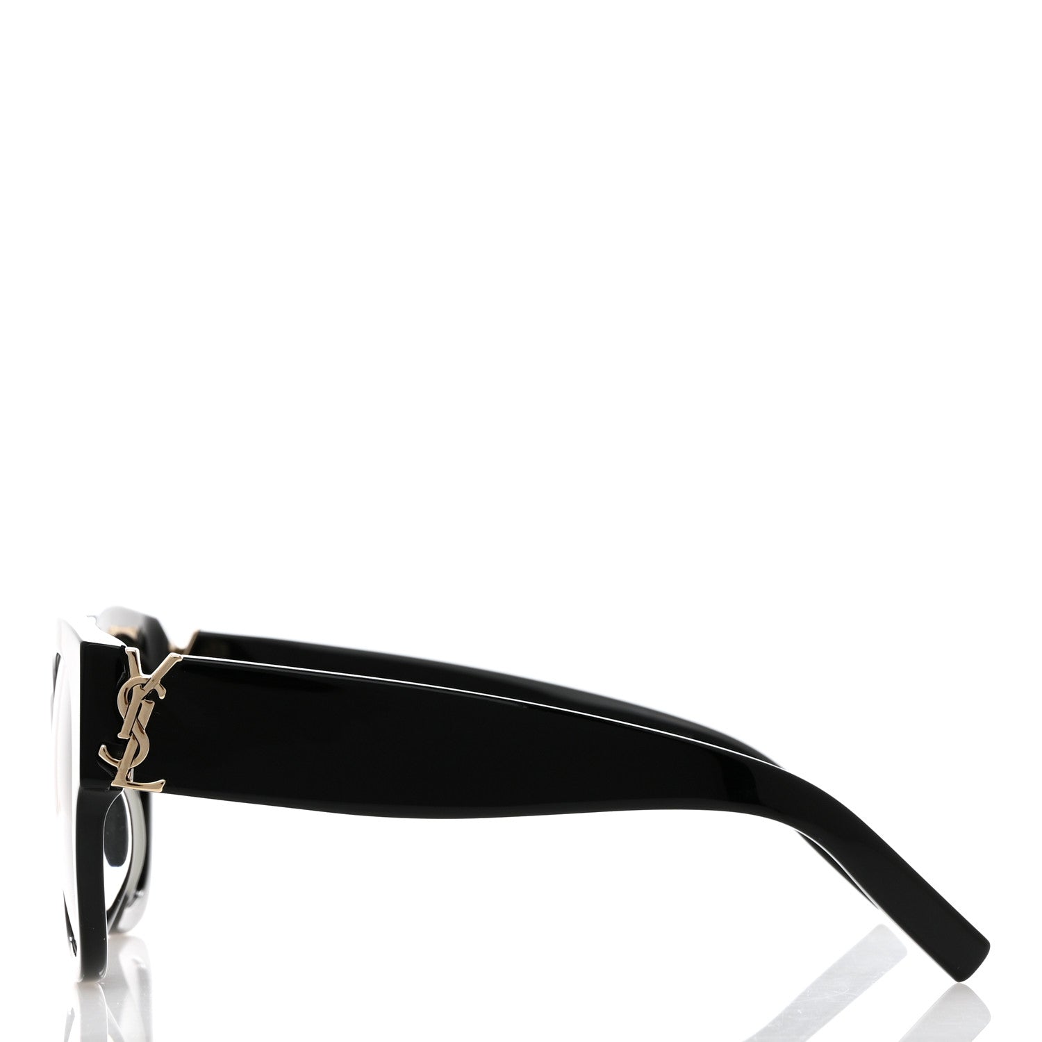 Saint Laurent Acetate Cateye Sunglasses SL M95 F Black 3 of 7