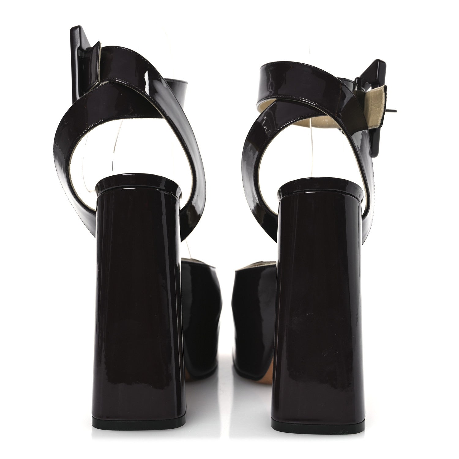 Bottega Veneta Supergloss Patent Tower 40/140mm Platform Pumps 36 Fondant 6 of 10
