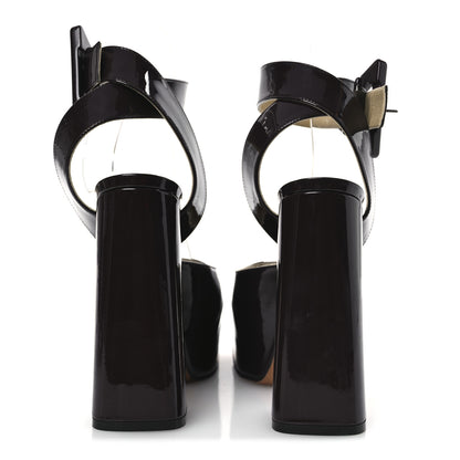 Bottega Veneta Supergloss Patent Tower 40/140mm Platform Pumps 36 Fondant 6 of 10