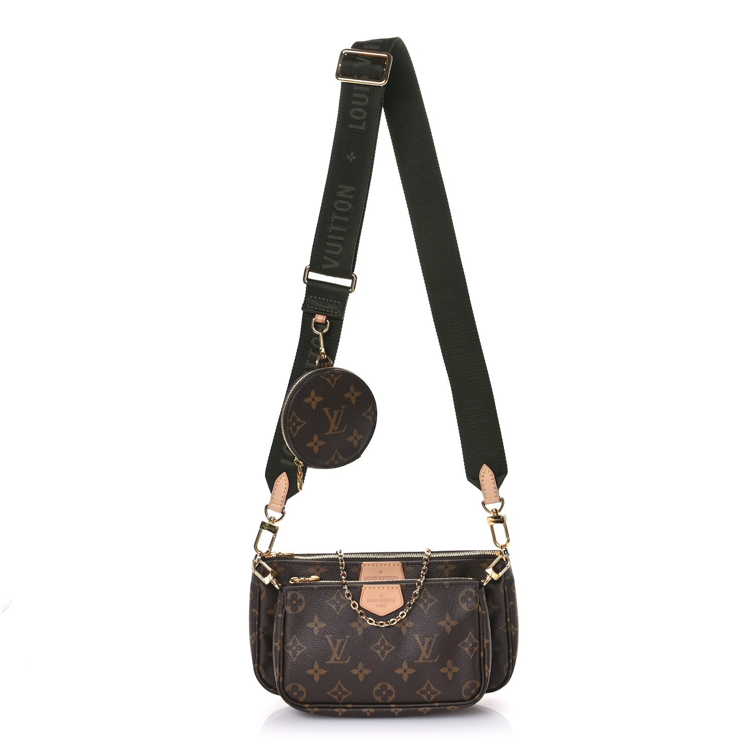 Louis Vuitton Monogram Multi Pochette Accessories Kaki 1 of 12