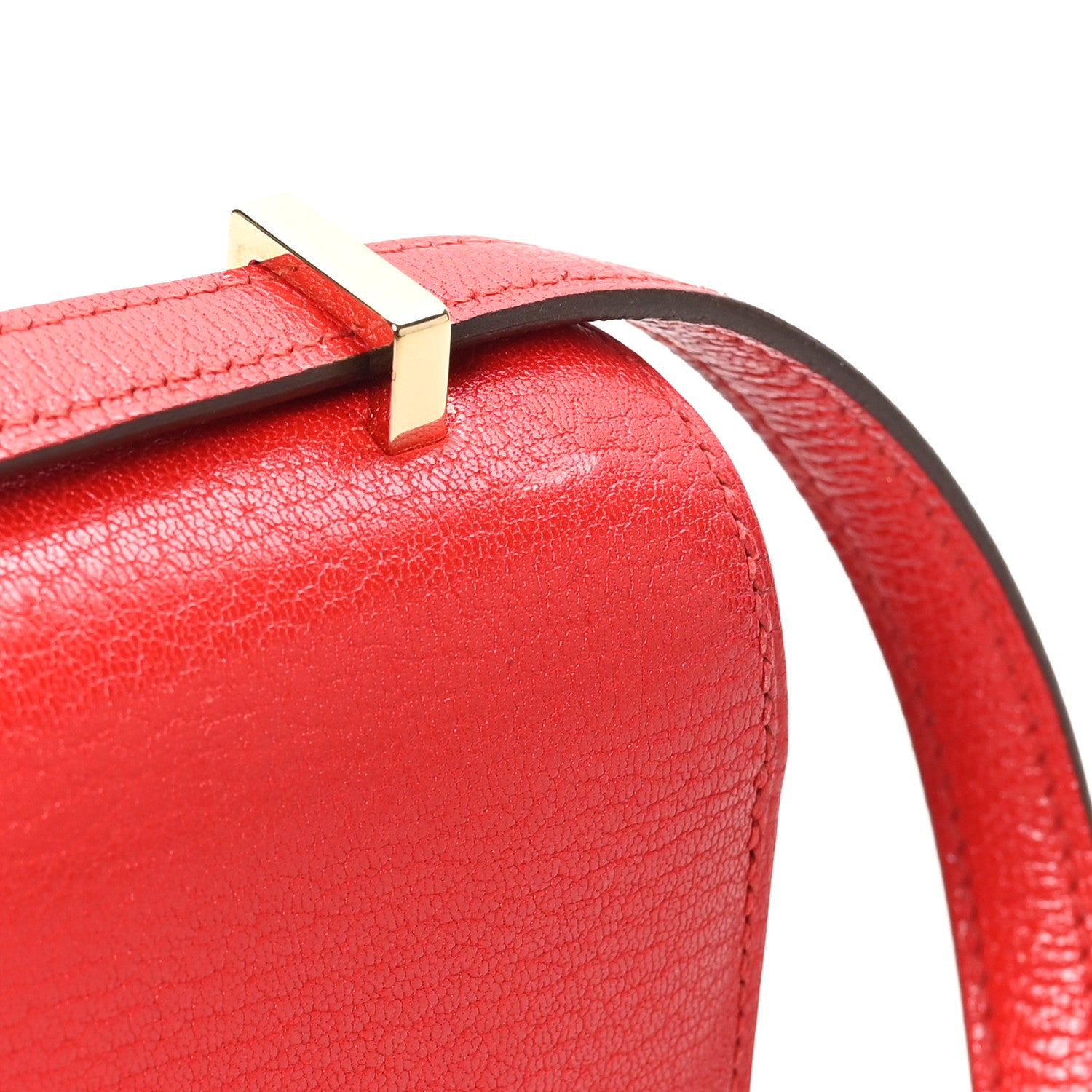 Hermes Chevre Mysore Constance 18 Rouge De Coeur 1682275