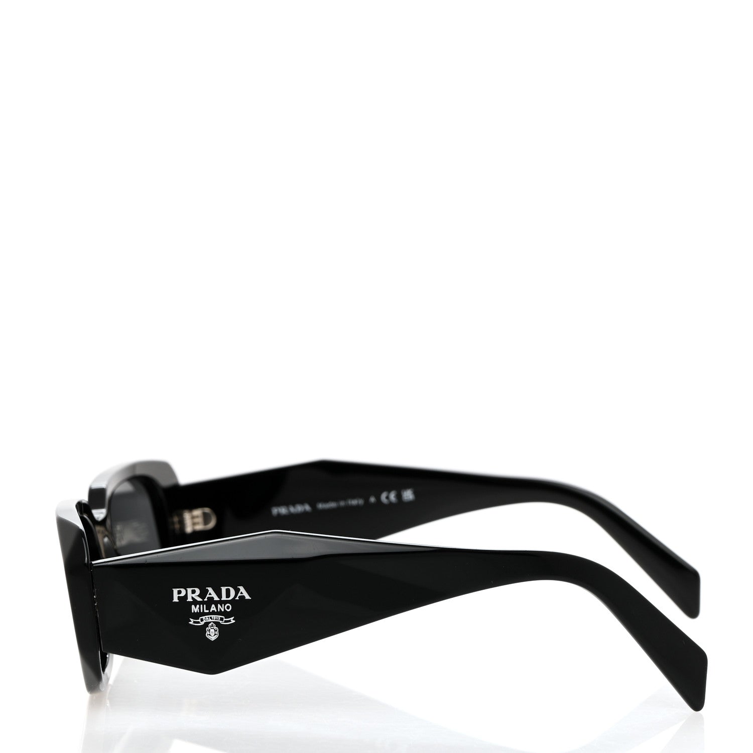 Prada Acetate Symbole Sunglasses SPR 17W Black 3 of 8