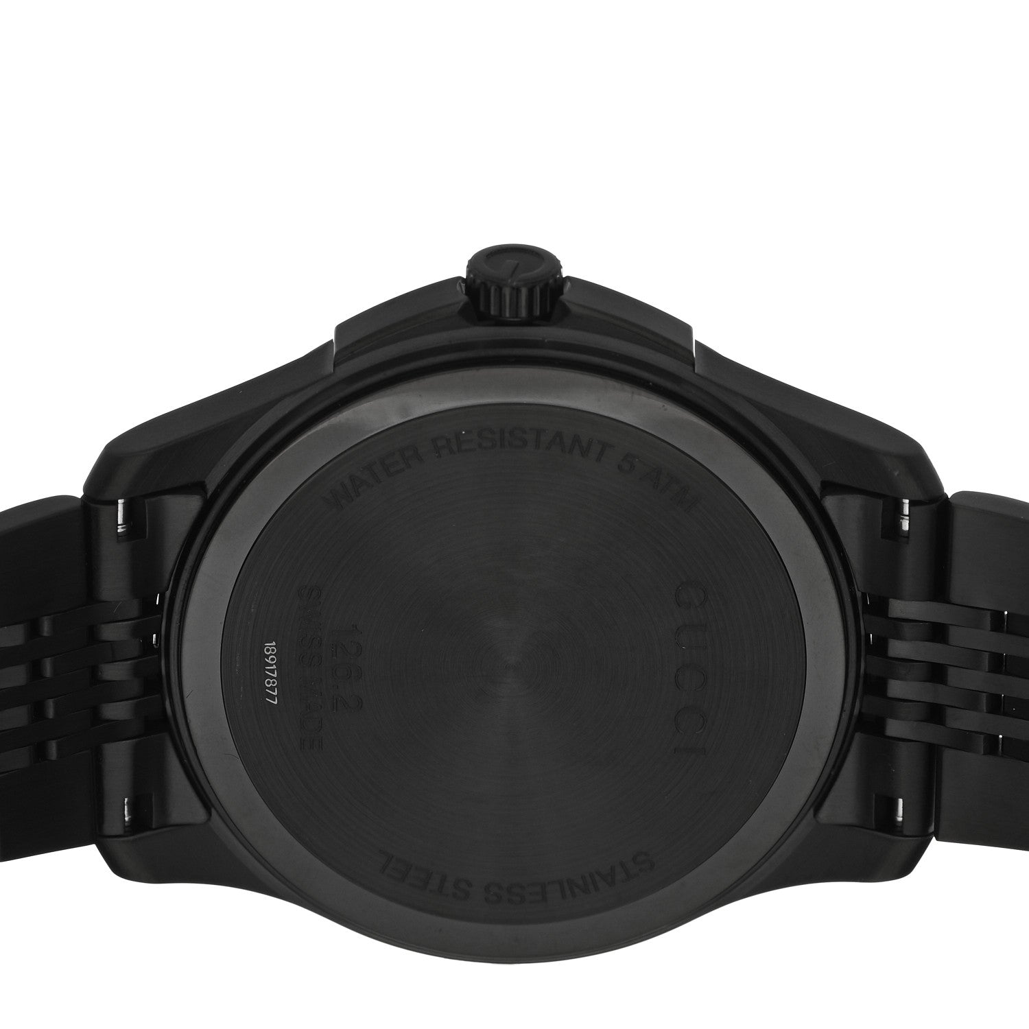 Gucci PVD Stainless Steel 44mm G-Timeless Quartz Watch Black 4 of 5