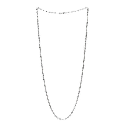Hermes Sterling Silver Chaine D'Ancre Clou de Selle Necklace 3 of 6
