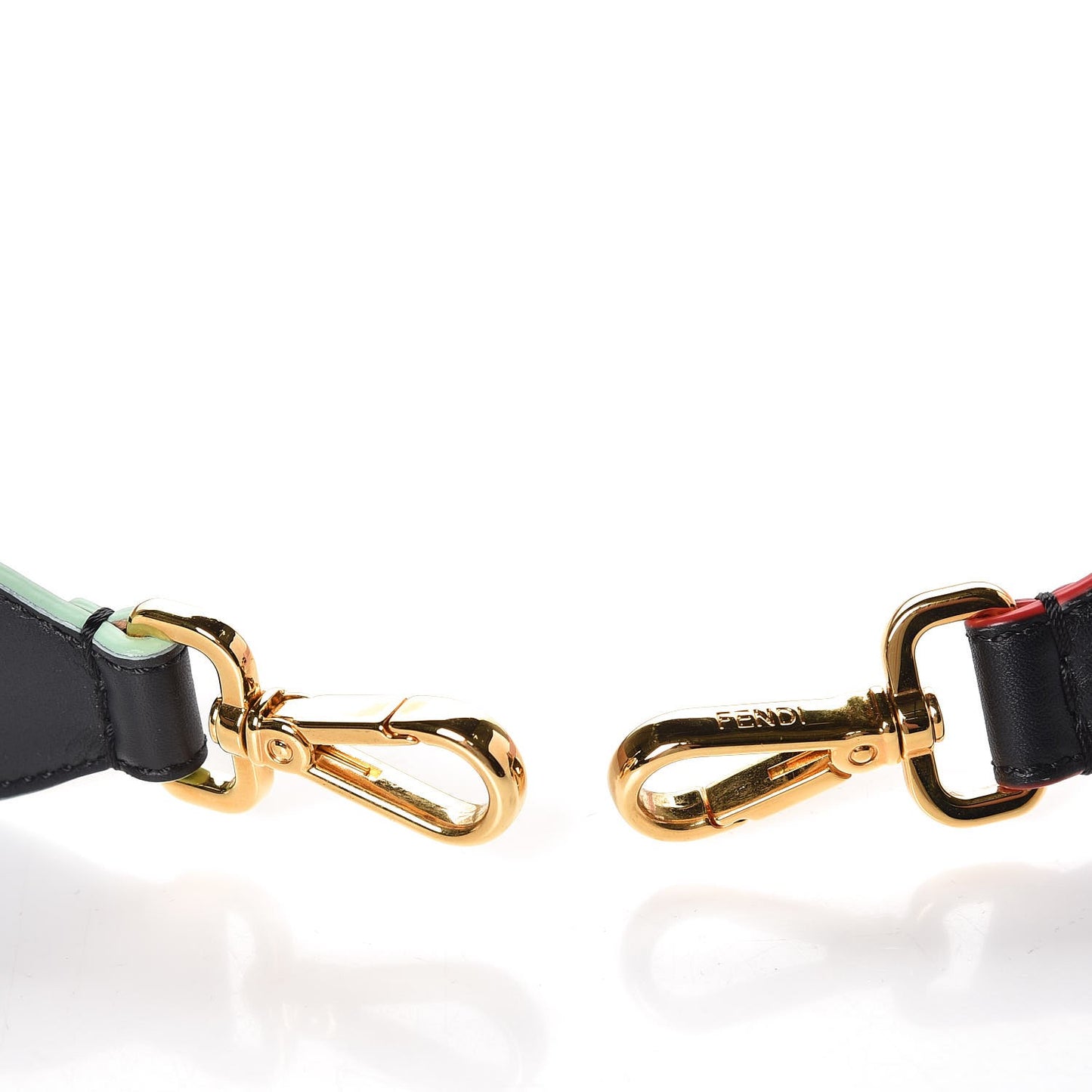 Vitello Dolce Tri-Color Buttoned Strap You Black Peonia Cuoio
