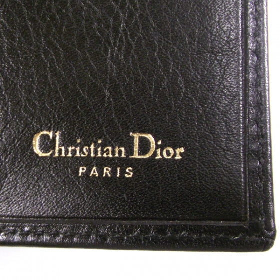 Leather 6 Key Holder Black