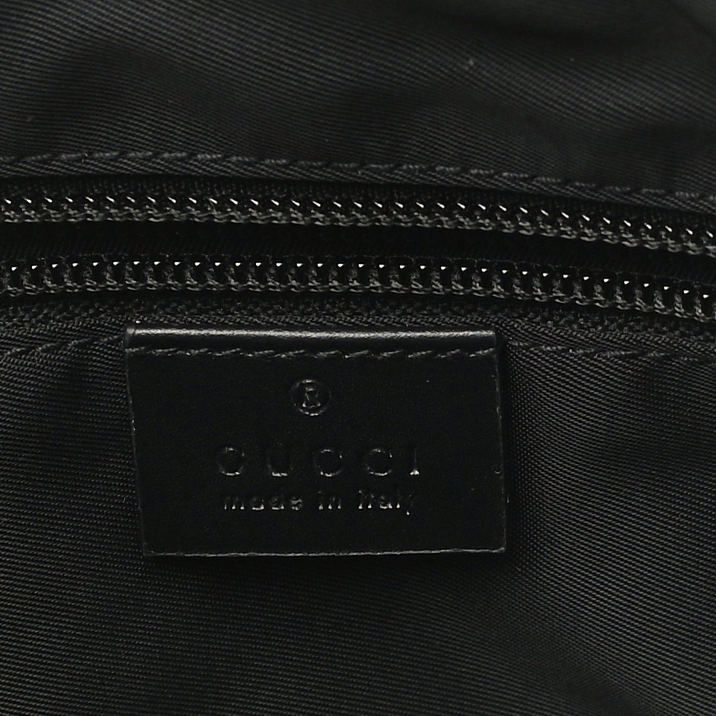 GG Supreme Monogram Web Messenger Bag Black