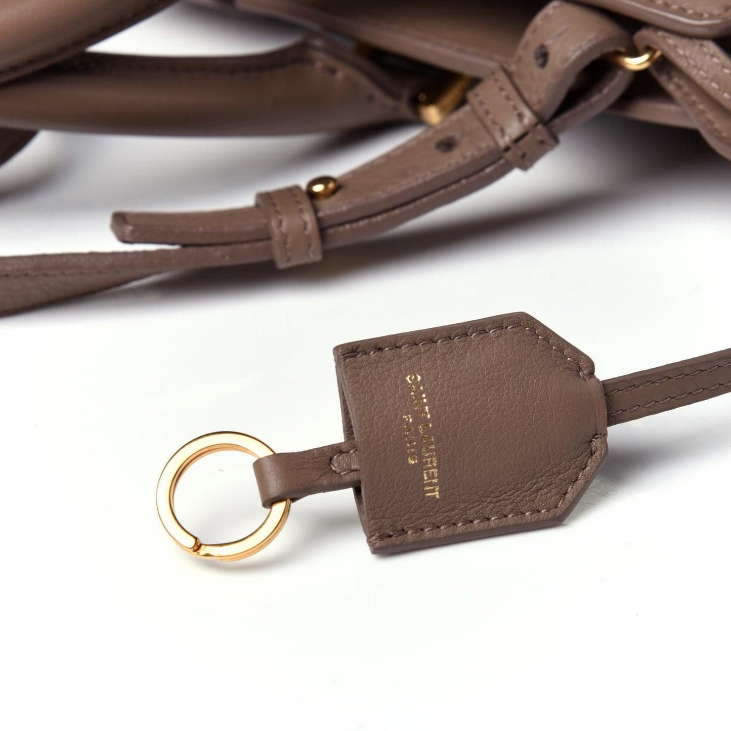 Smooth Calfskin Small Monogram Cabas Taupe
