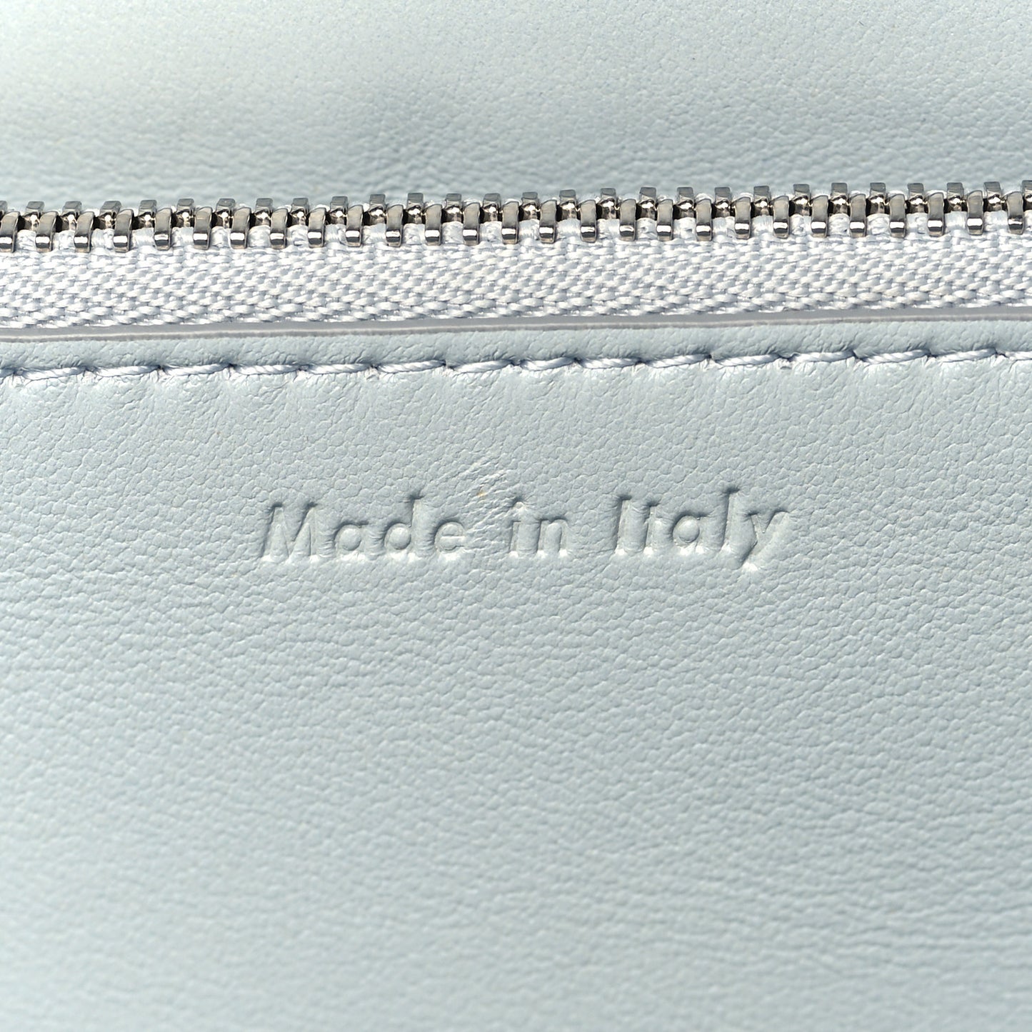Smooth Calfskin Medium Clasp Bag Grey