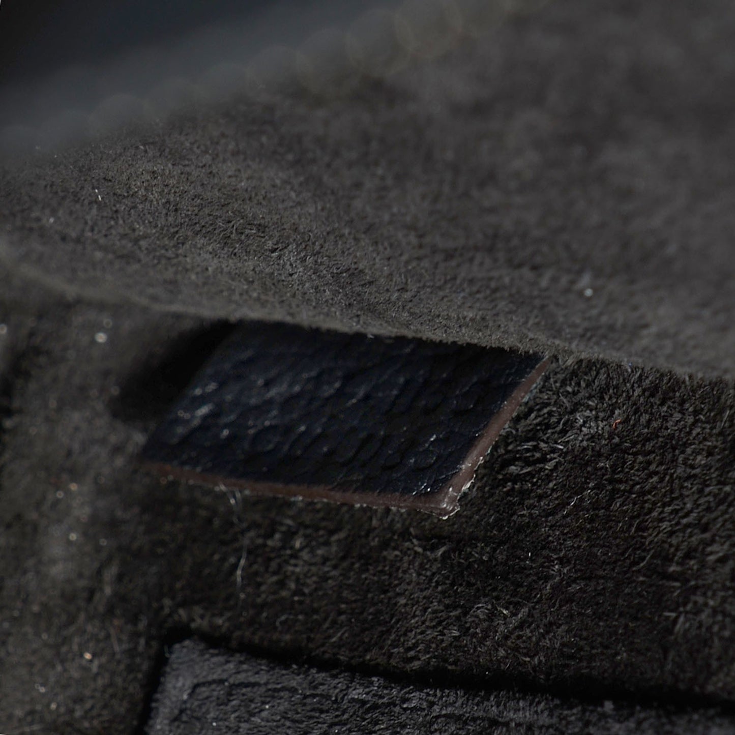 Drummed Calfskin Nano Luggage Black