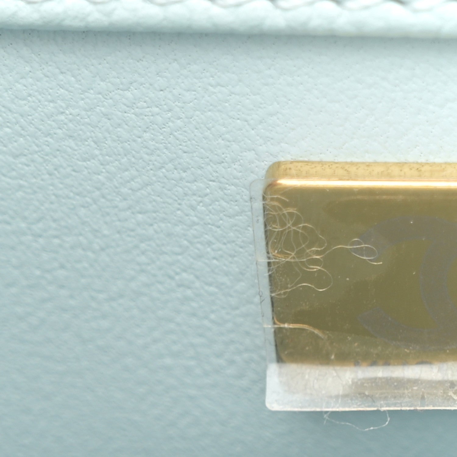 Chanel Caviar Quilted Extra Mini Coco Handle Flap Light Blue 7 of 10