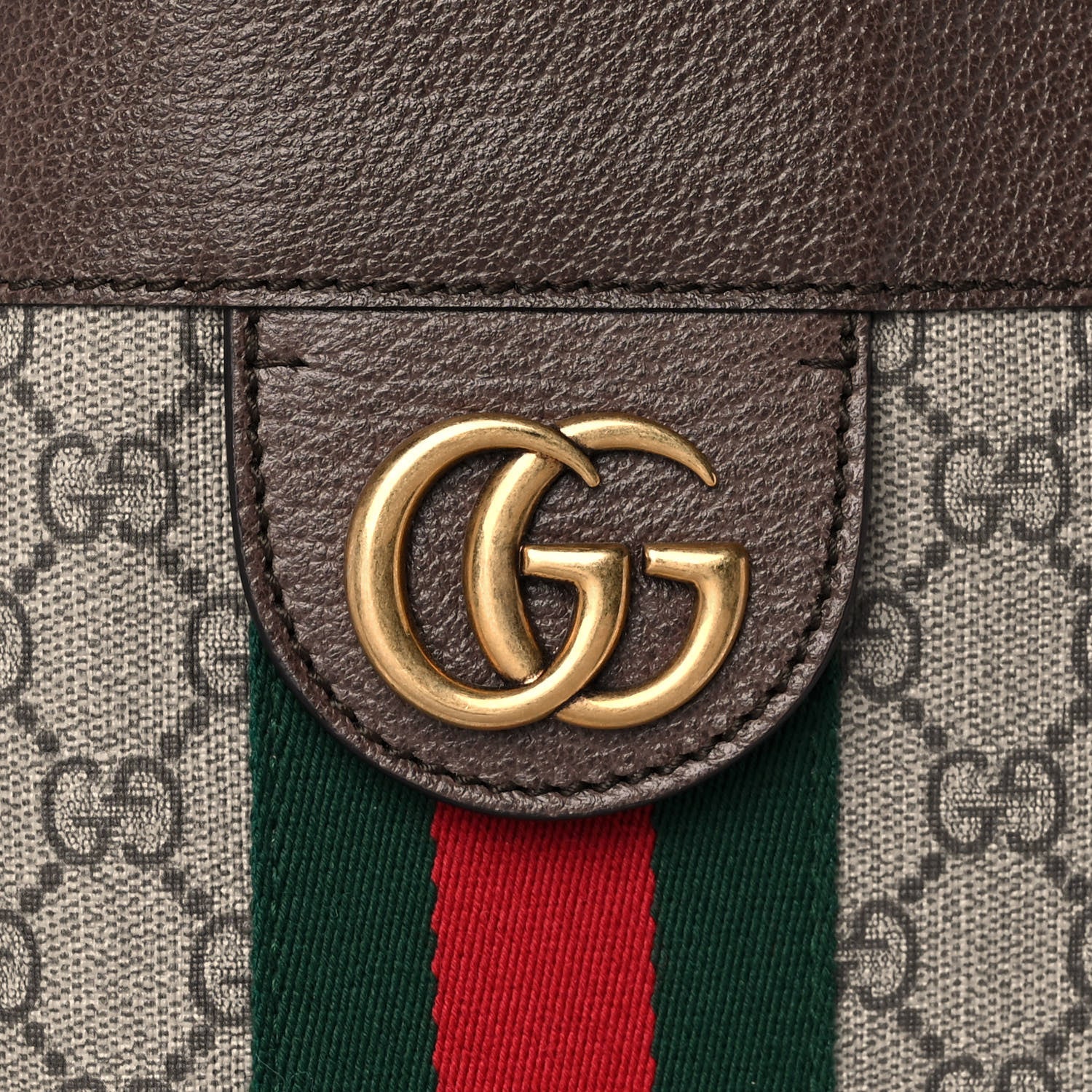 Gucci X DISNEY GG Supreme Monogram Web Three Little Pigs Large Ophidia Tote Beige New Acero 10 of 16
