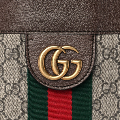 Gucci X DISNEY GG Supreme Monogram Web Three Little Pigs Large Ophidia Tote Beige New Acero 10 of 16