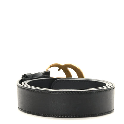 Gucci Moon Calfskin Double G 30mm Belt 90 36 Black 2 of 5