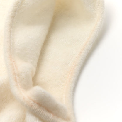 Hermes Silk Cashmere Diva Beanie And Cowl Set Ecru 8 of 8