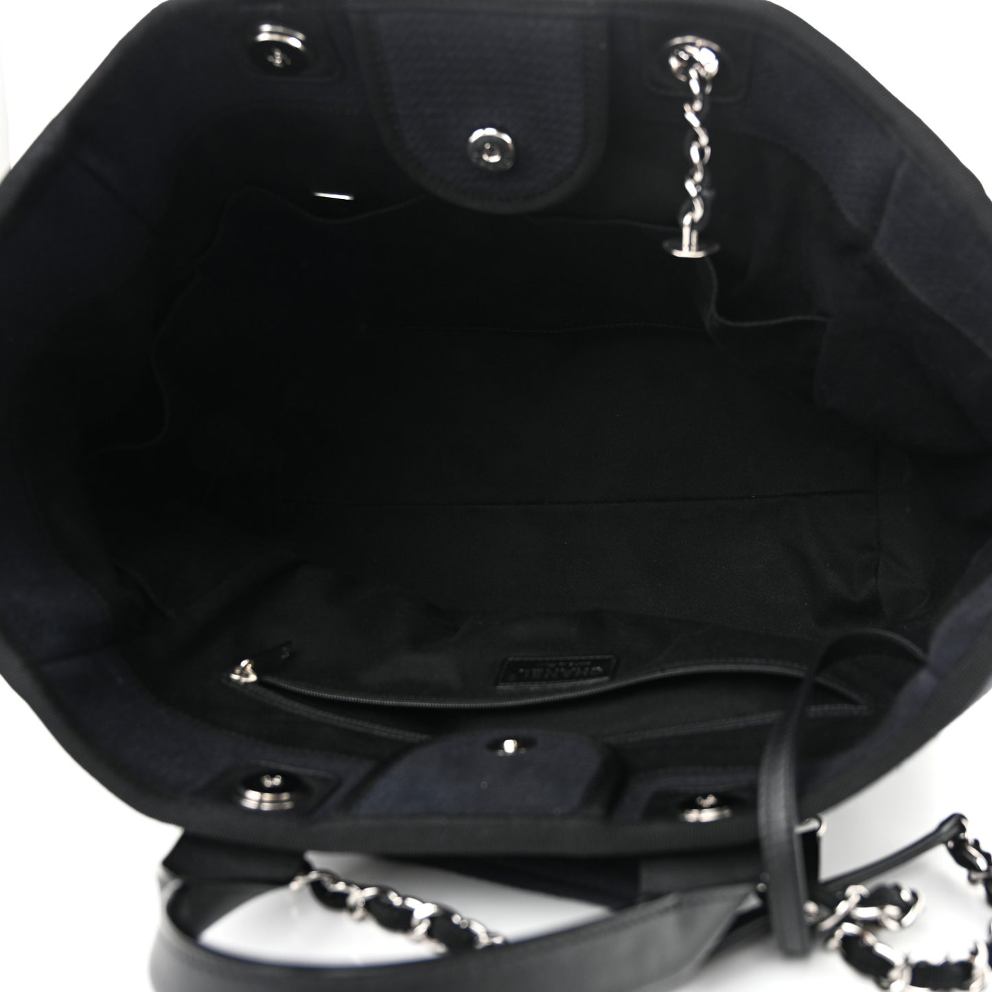 Mixed Fibers Medium Deauville Tote Black