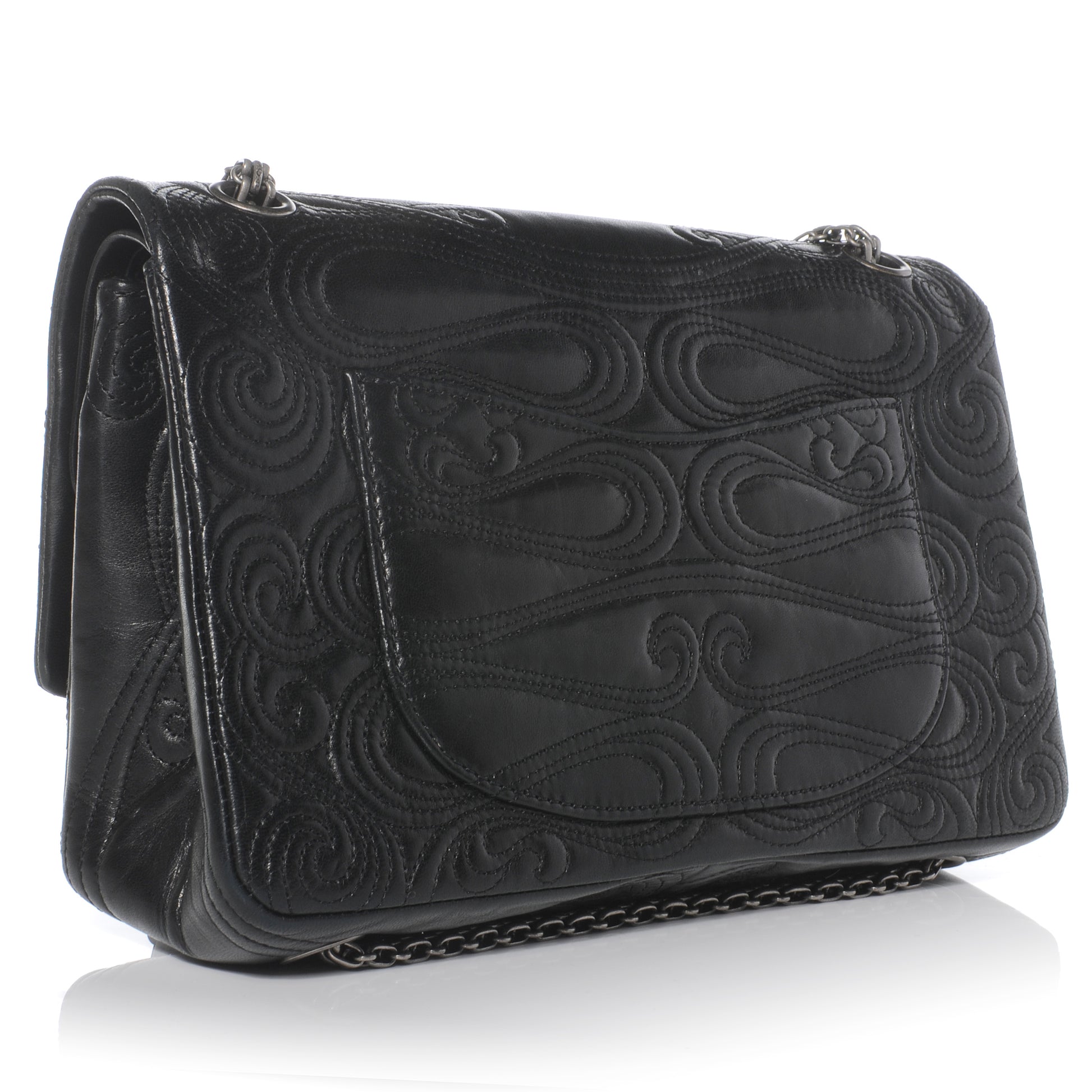 Chanel Lambskin 2.55 Reissue 226 Moscou Flap Black 3 of 9