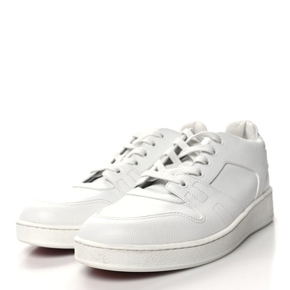 Hermes Epsom Calfskin Womens Free Sneakers 39.5 White 3 of 8