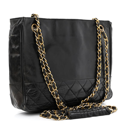 Chanel Lambskin Quilted Shoulder Bag Black 3 of 20