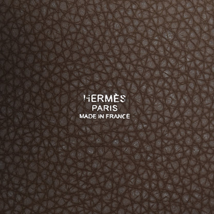 Hermes Taurillon Clemence Picotin Lock 22 MM Etoupe 6 of 10