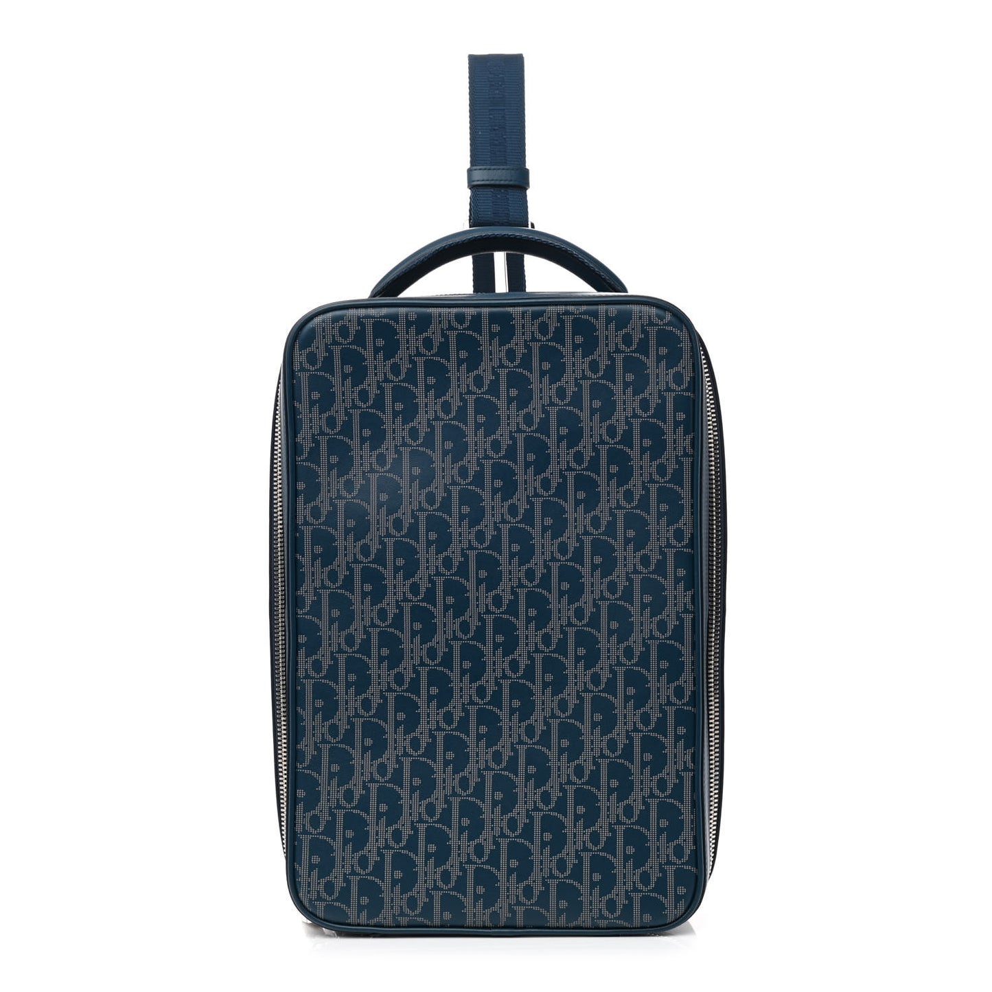 Calfskin Perforated Oblique Galaxy Marsupio World Tour Pelle Sling Navy Blue