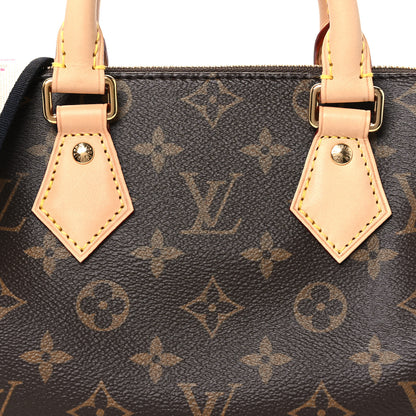 Louis Vuitton Monogram Speedy Bandouliere 20 Black 7 of 9