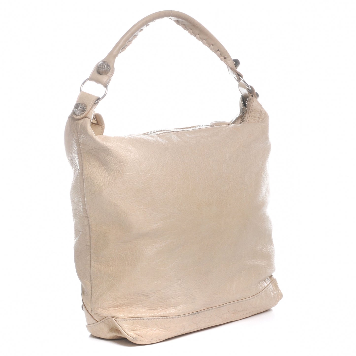 Agneau Giant 21 Silver Hardware Day Hobo Praline