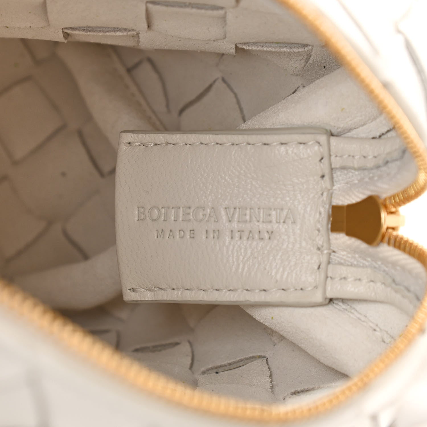 Bottega Veneta Nappa Intrecciato Mini Loop Camera Bag White 6 of 9