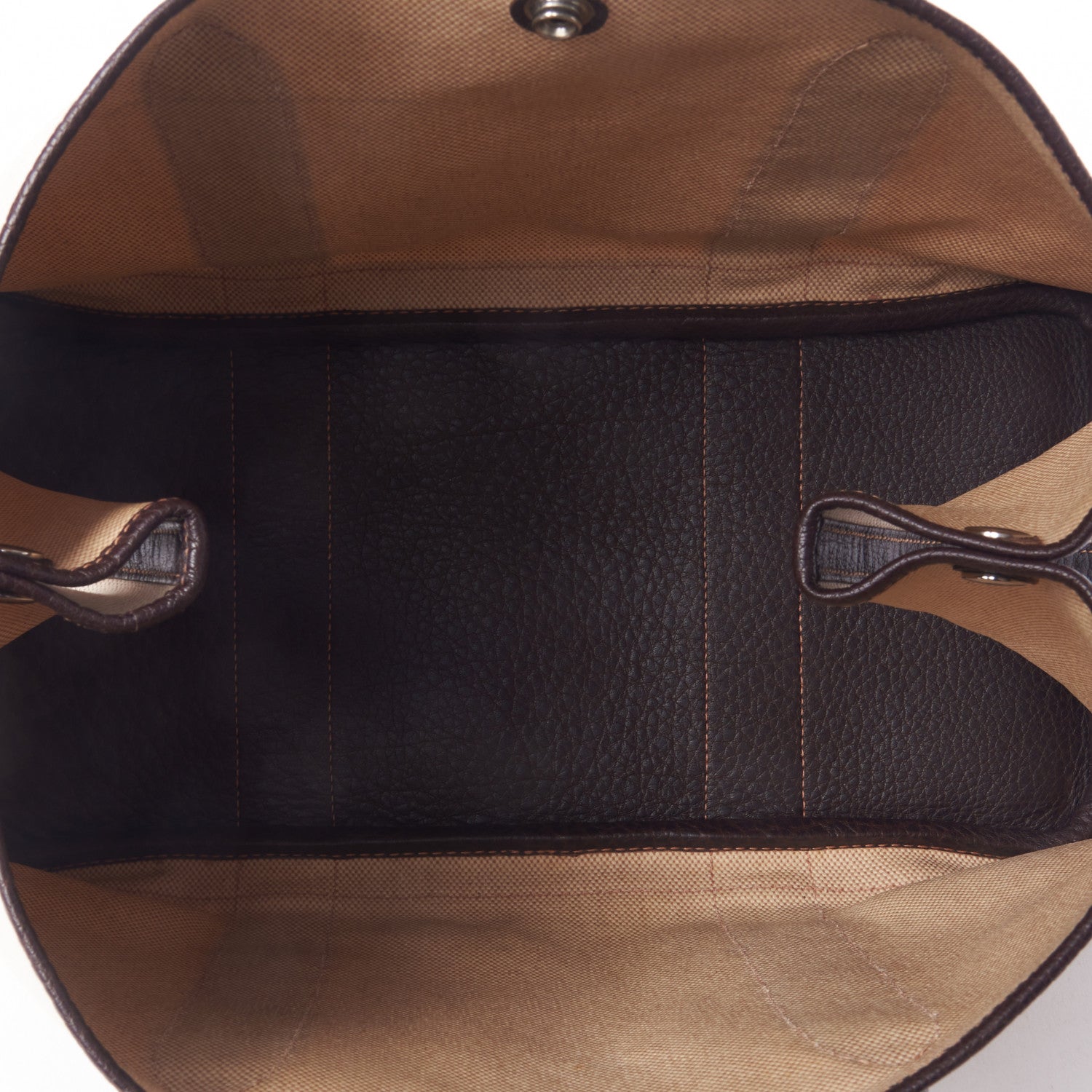 Hermes Toile Buffle Gala Garden Party Tote 36 MM Marron Fonce 7 of 8