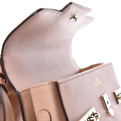 Delvaux Smooth Calfskin Mini Tempete Satchel Vision Pink 8 of 9
