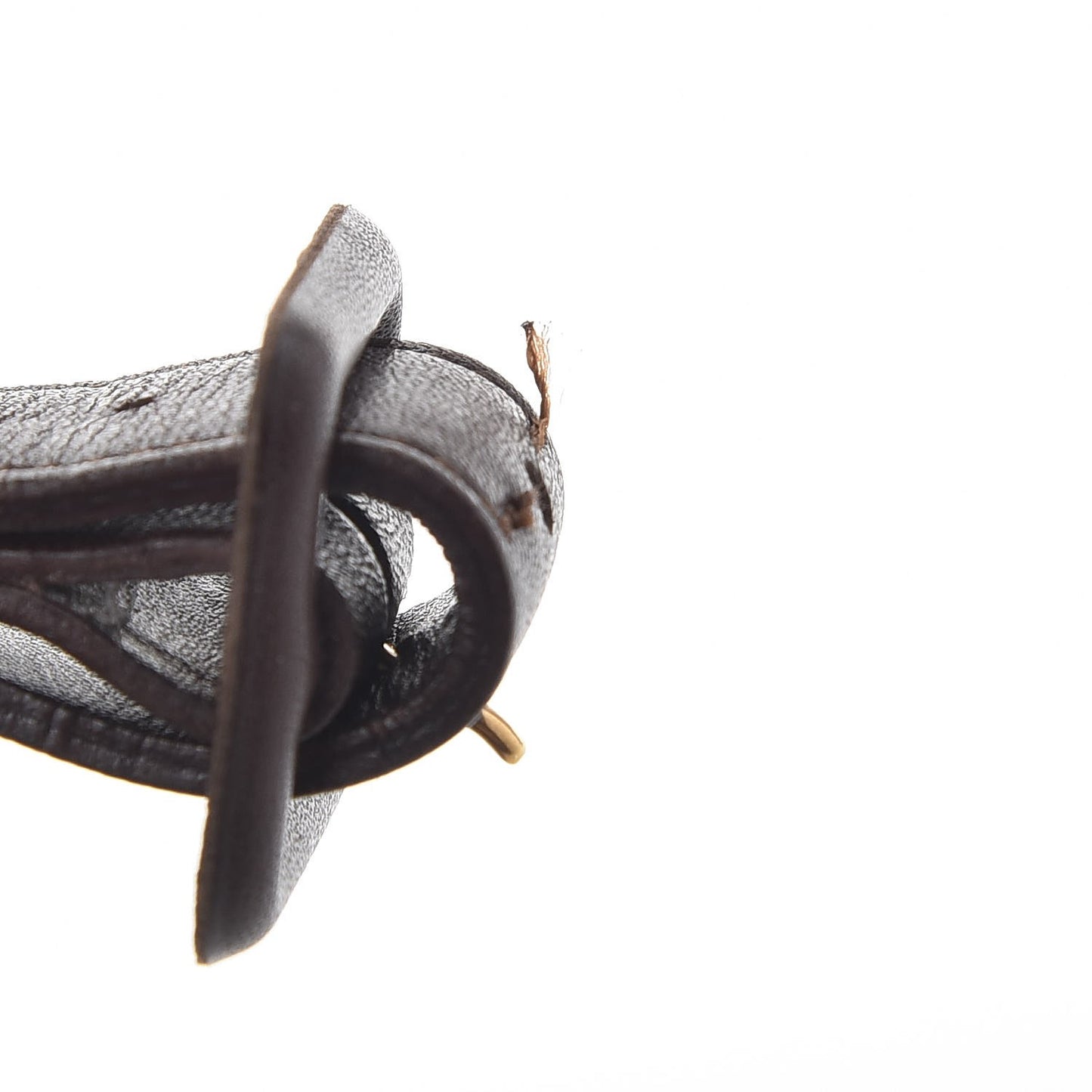 Calfskin Lifford Bamboo Sandals Heels 39 Cocoa
