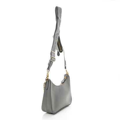 Prada Saffiano Lux Re-Edition 2005 Shoulder Bag Slate 3 of 11