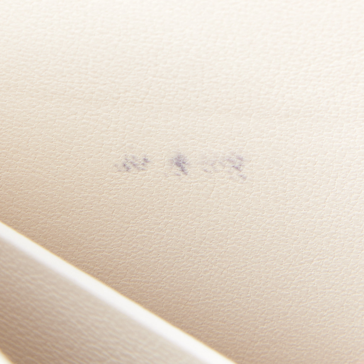 Lambskin Airline Envelope Pouch White
