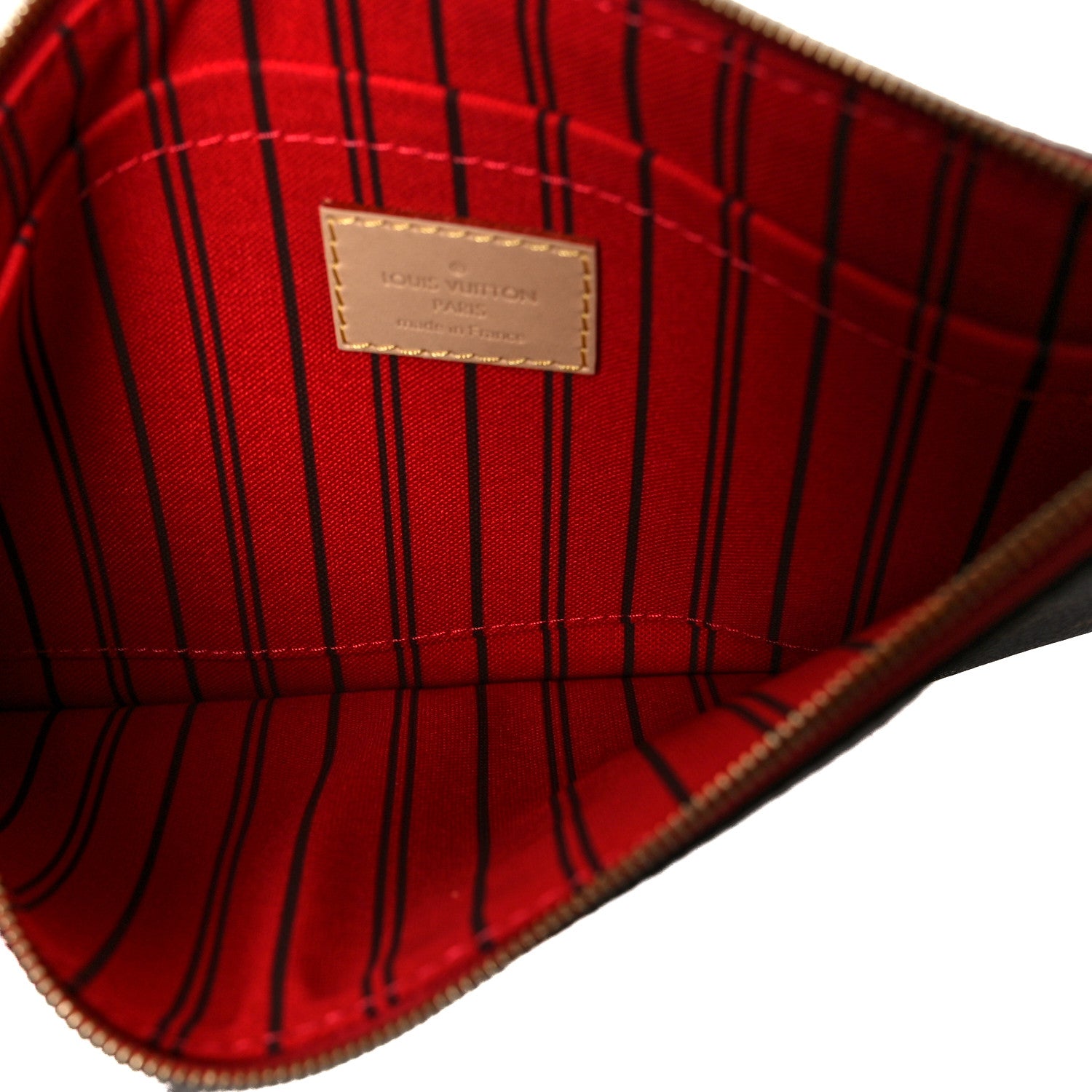 Louis Vuitton Monogram Neverfull MM GM Pochette Cherry 5 of 7