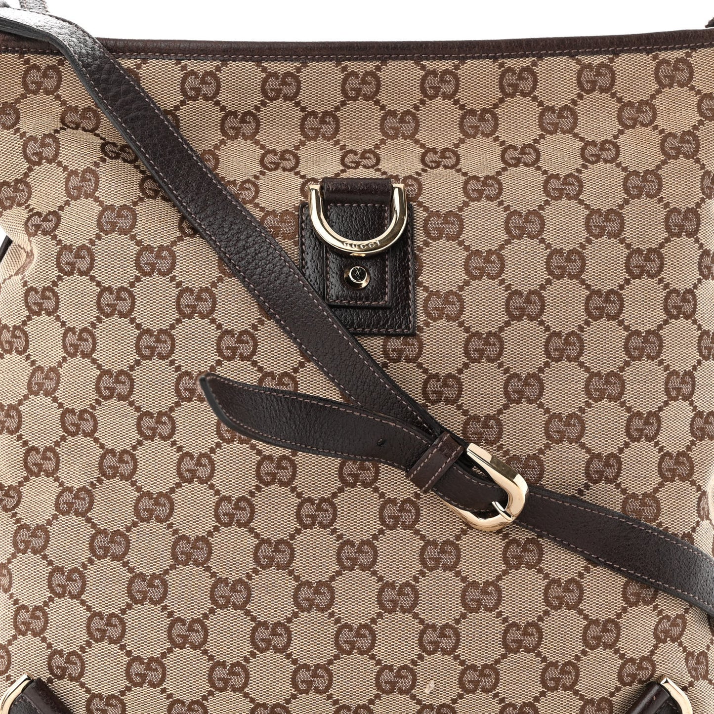 Monogram Abbey Messenger Bag Dark Brown