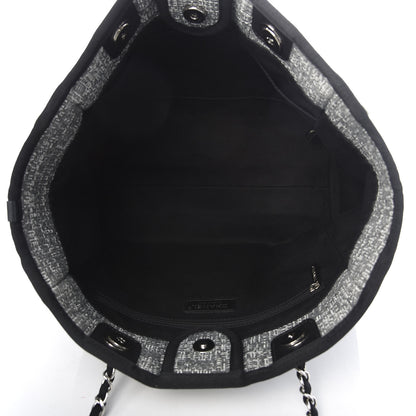 Chanel Canvas Small Deauville Tote Grey 5 of 10