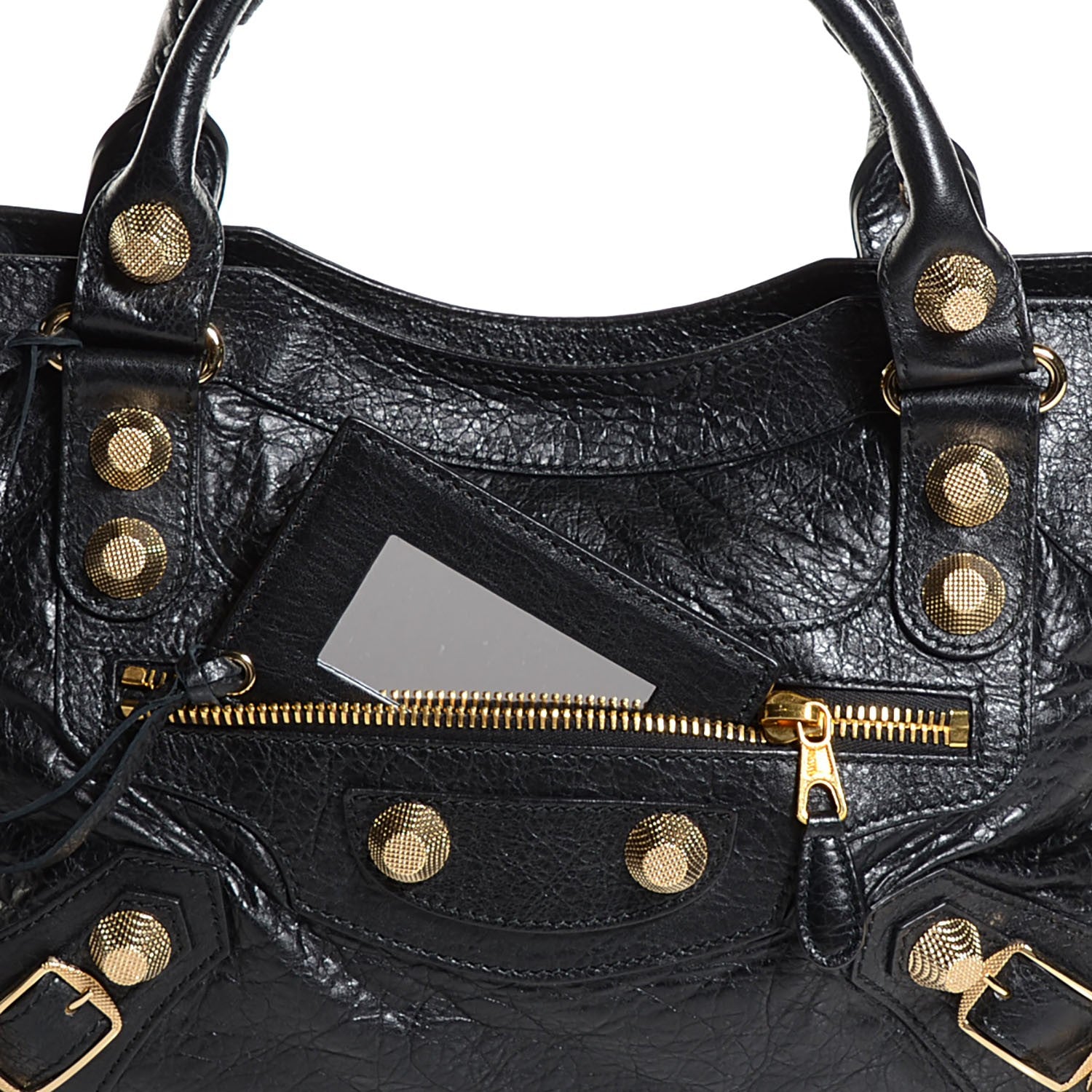 Balenciaga Agneau Giant 21 Gold Hardware City Black 10 of 14