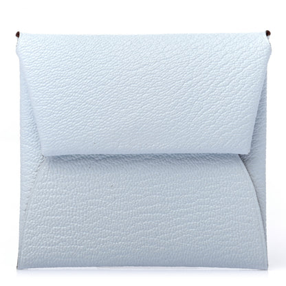 Hermes Chevre Mysore Bastia Verso Coin Purse Bleu Brume Brique 1 of 7