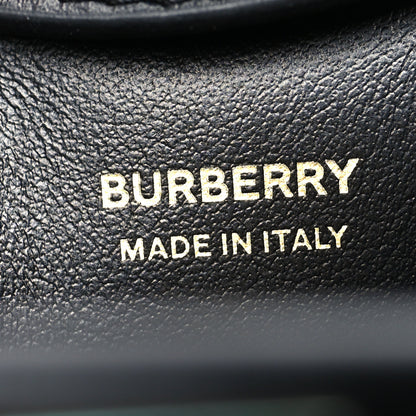 Burberry Calfskin Monogram Motif TB Bucket Black 6 of 12