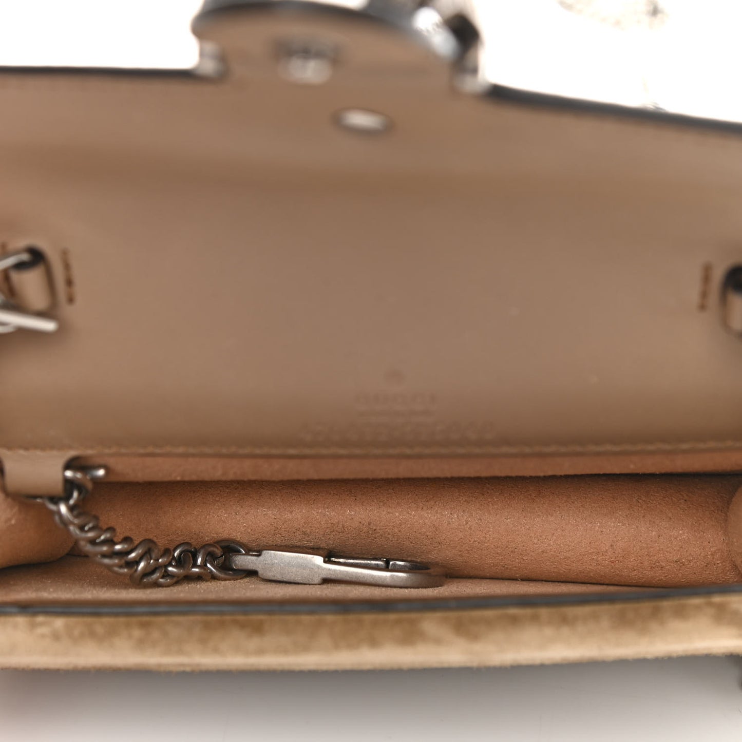 GG Supreme Monogram Super Mini Dionysus Shoulder Bag Taupe