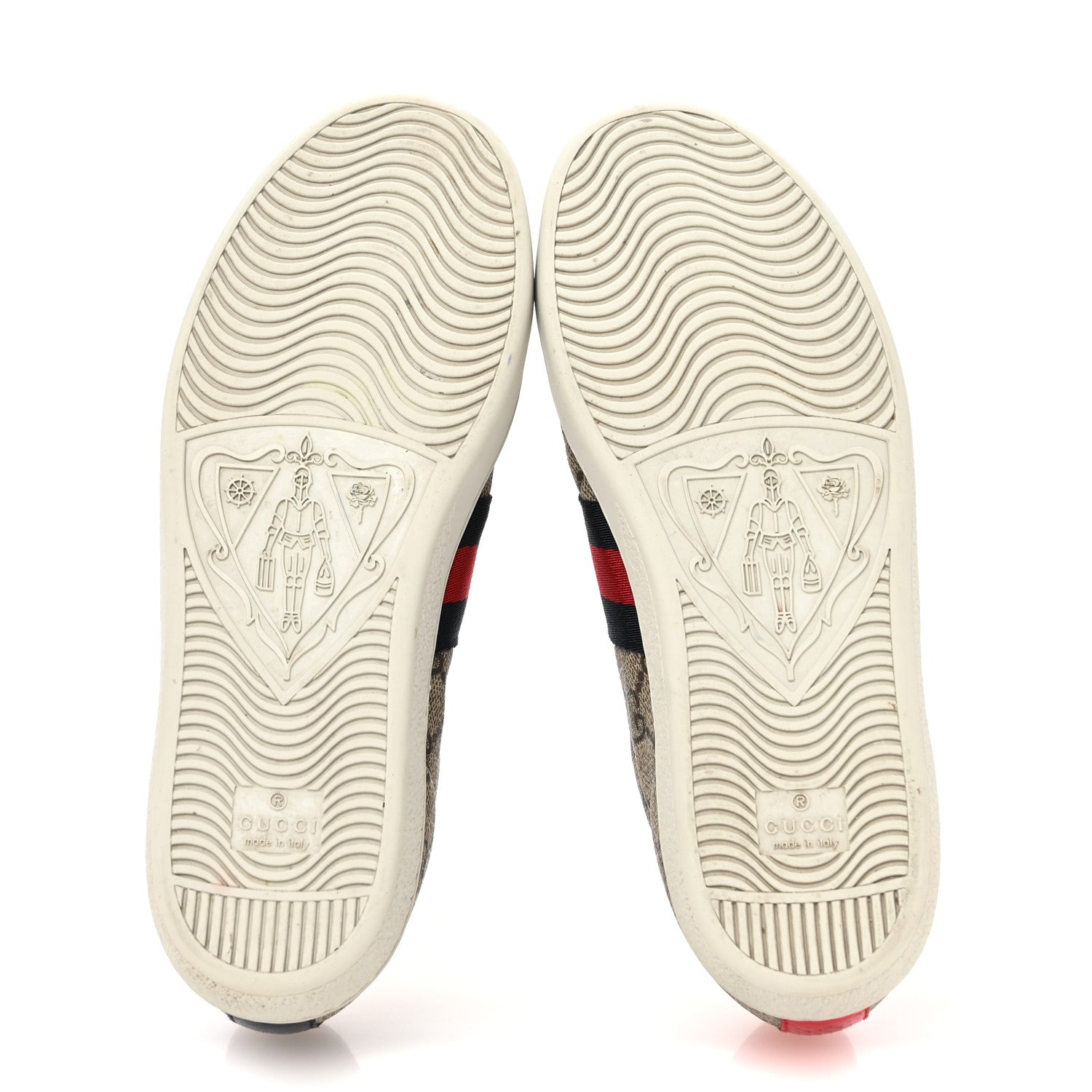 Gucci GG Supreme Monogram Womens Ace Low-Top Sneaker 36.5 Beige 6 of 10